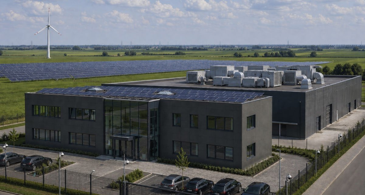 Design concept RZ A23 Green Data Campus
